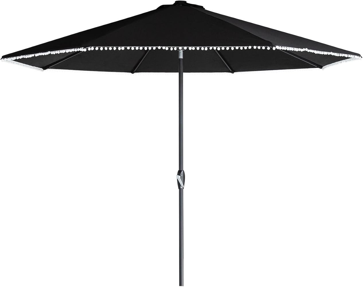 Tempera Striped Patio Umbrellas Outdoor Table Market Umbrellas with Crank & Pust Button Tilt|Auto... | Amazon (US)