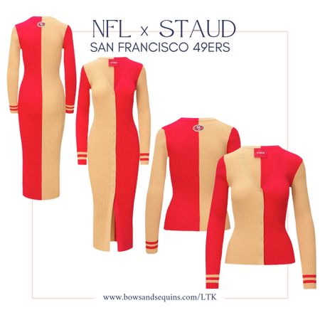 Staud x NFL: San Francisco 49ers

Colorblocked Sweater Dress + Cardigan

So cute for football game day! 🏈

#LTKSeasonal
