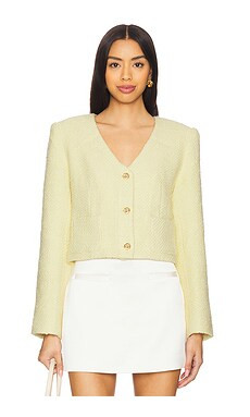ASTR the Label Marleigh Jacket in Lemon from Revolve.com | Revolve Clothing (Global)