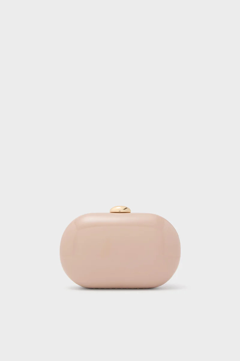 Latte Patent Selena Clutch Bag | Tuckernuck (US)