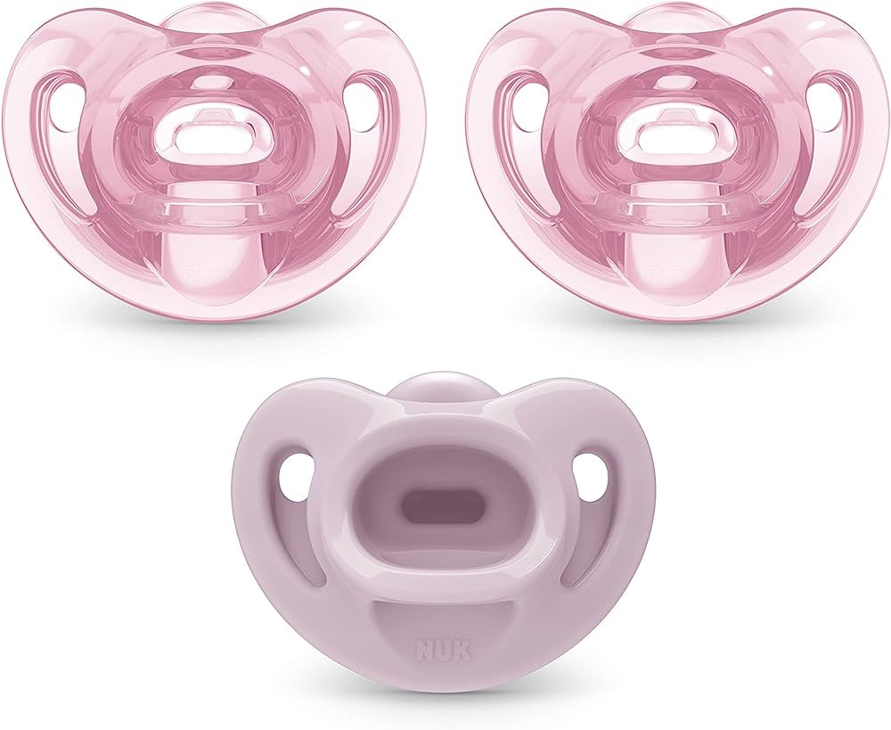 NUK Comfy Orthodontic Pacifiers, 0-6 Months, 3 count (Pack of 1) | Amazon (US)