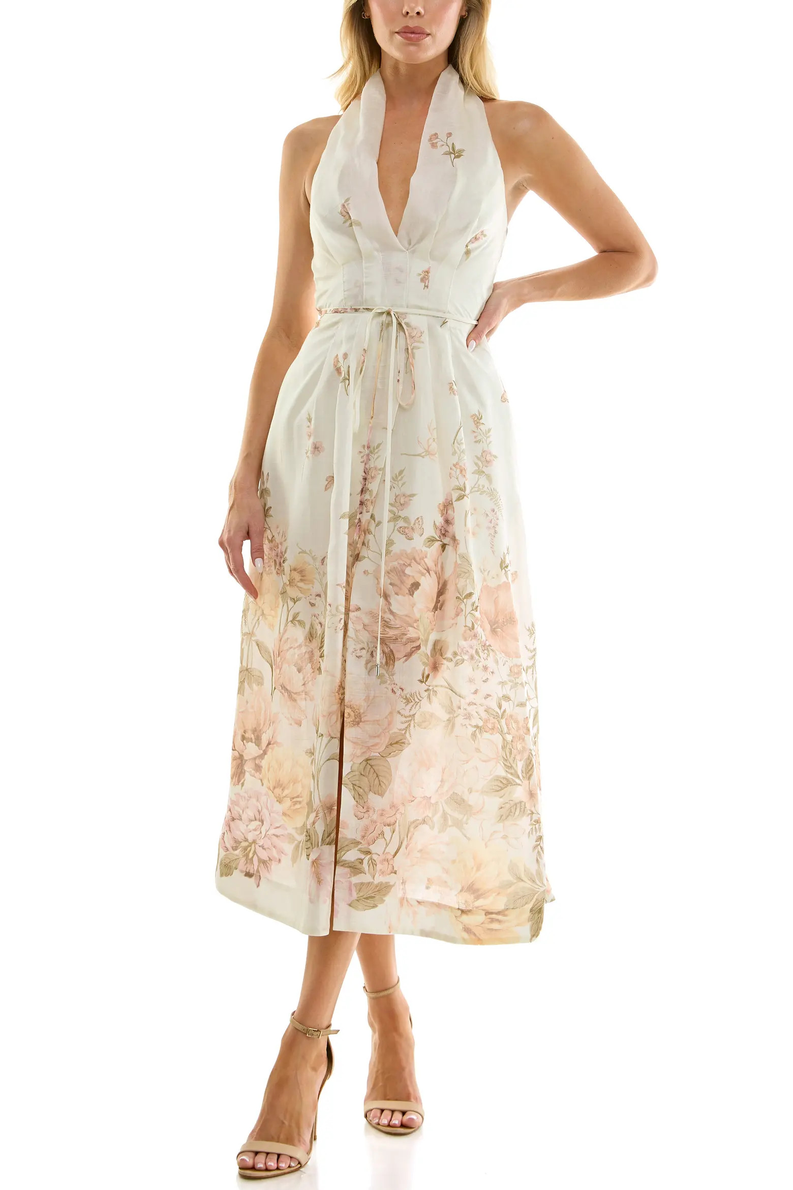 Socialite Midi Halter Dress (Women) | Nordstrom | Nordstrom