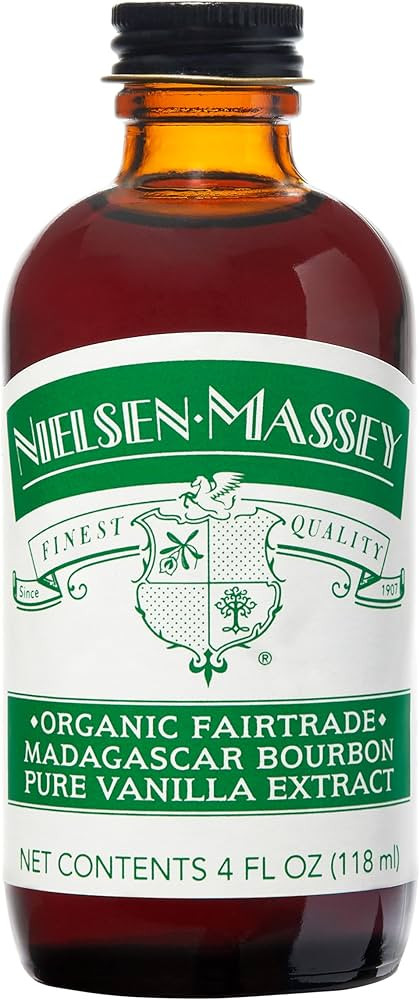 Nielsen-Massey Organic Fairtrade Madagascar Bourbon Pure Vanilla Extract,4 ounces (packaging may ... | Amazon (US)