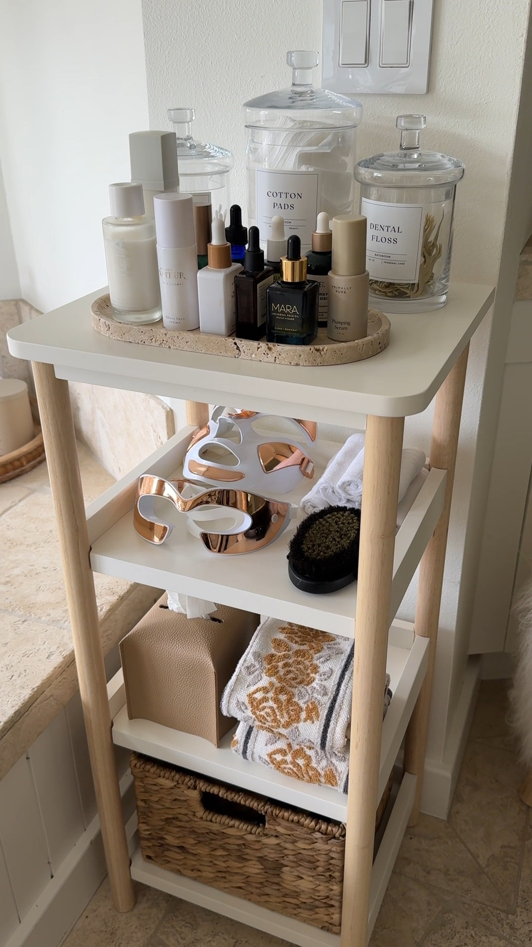 Neutral bathroom organization🤍

Skincare
Beauty 
Clean
Home Decor 

#LTKHome #LTKFindsUnder100