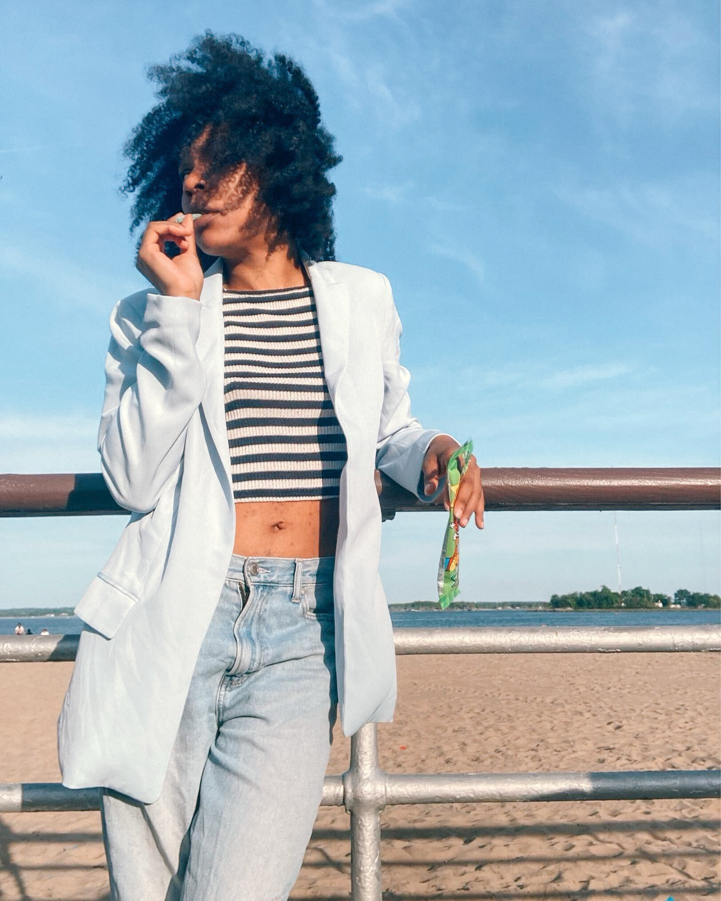 Everything is blue. 💙🦋

.

Blazer: @hm #hm #hmxme
Jeans: @americaneagle 


#LTKSeasonal #LTKFindsUnder100 #LTKStyleTip