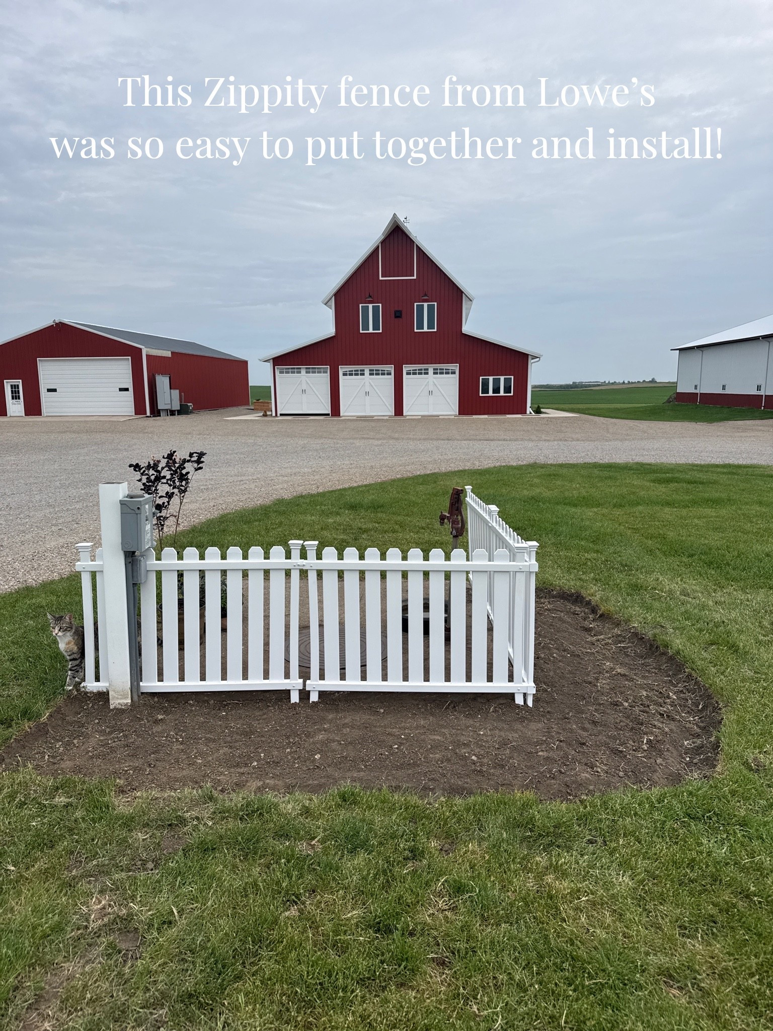 Love all the options you can choose from for fence style, too! Very easy to put together and install! @lowes

#LTKSeasonal #LTKHome #LTKmomlife