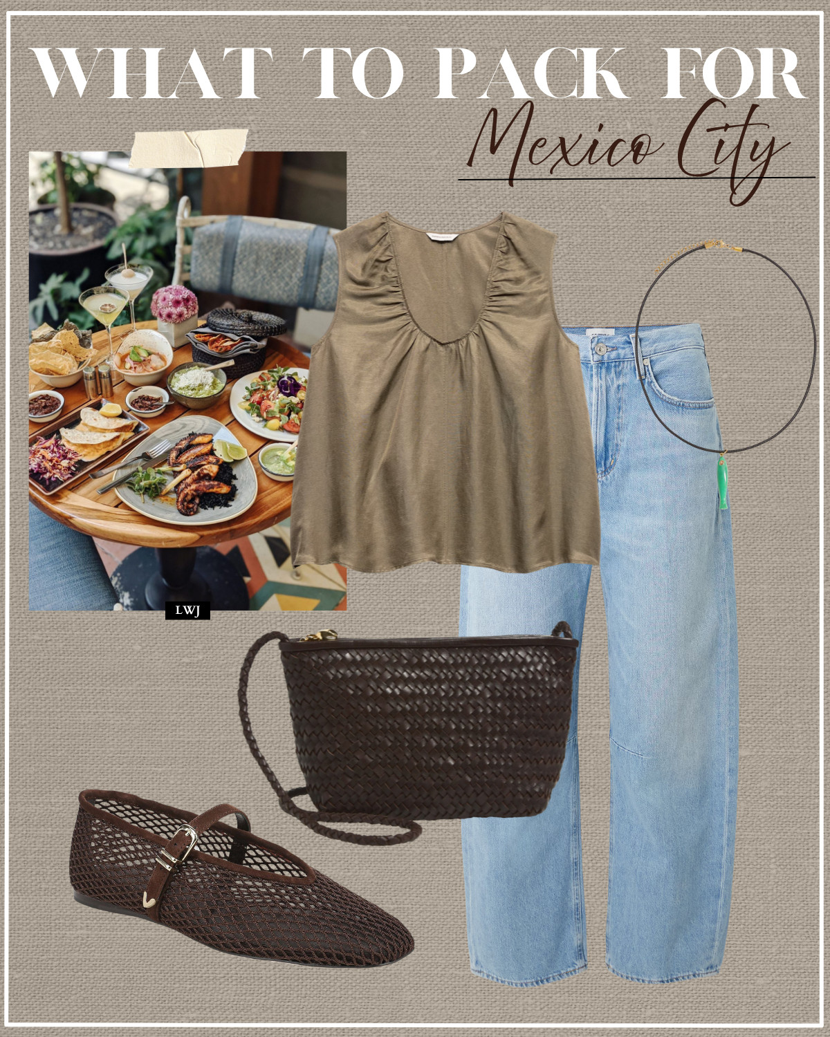 what to pack for summer in mexico city in a carry-on summer outfits / travel outfits / mexico city / city chic / relaxed style / jeans / aritzia linen lodge pants / maxi white skirt / blue barrel jeans / gola viper sneakers / mesh flats / aviator sunglasses / statement necklaces / madewell crossbody / nordstrom

#LTKootd #LTKTravel