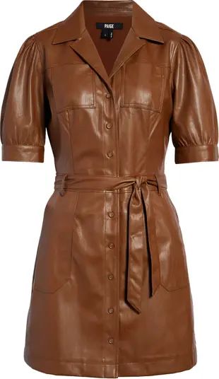 Mayslie Faux Leather Dress | Nordstrom
