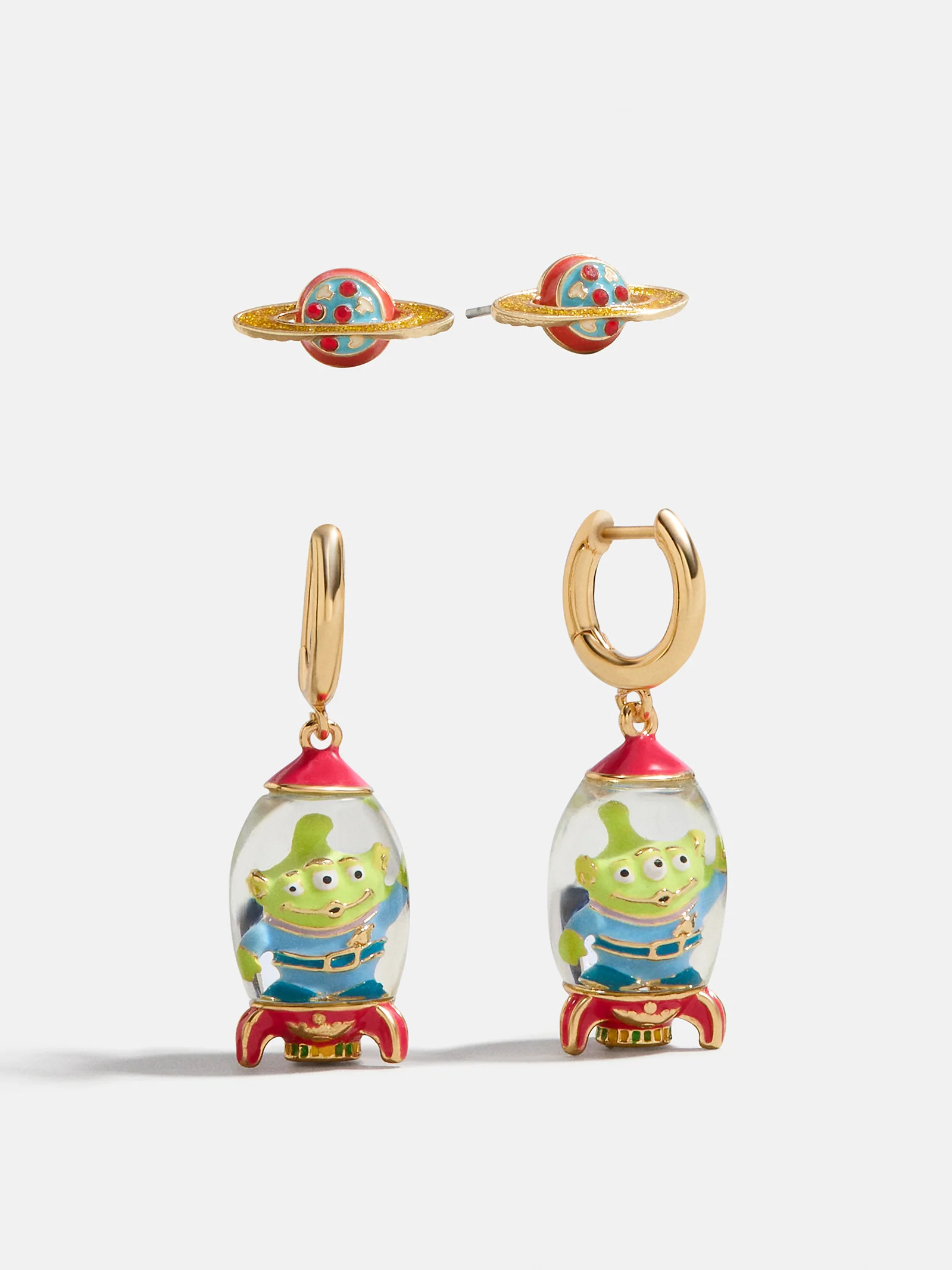 Disney Pixar Pizza Palace Earring Set - Alien | BaubleBar