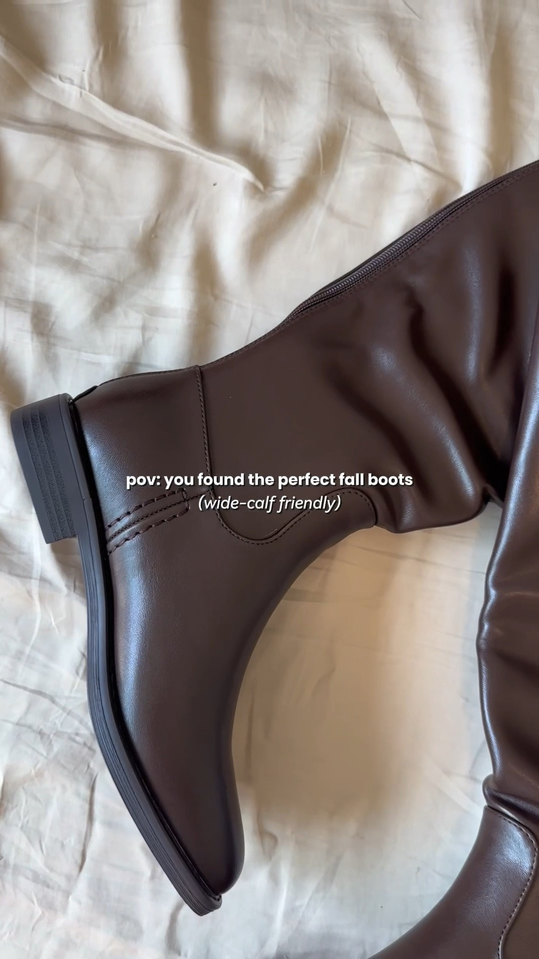 the cutest fall boots and perfect for my wide calf girlies 🤎 (size 6 and color A-chocolate)

#LTKStyleTip #LTKSeasonal #LTKU