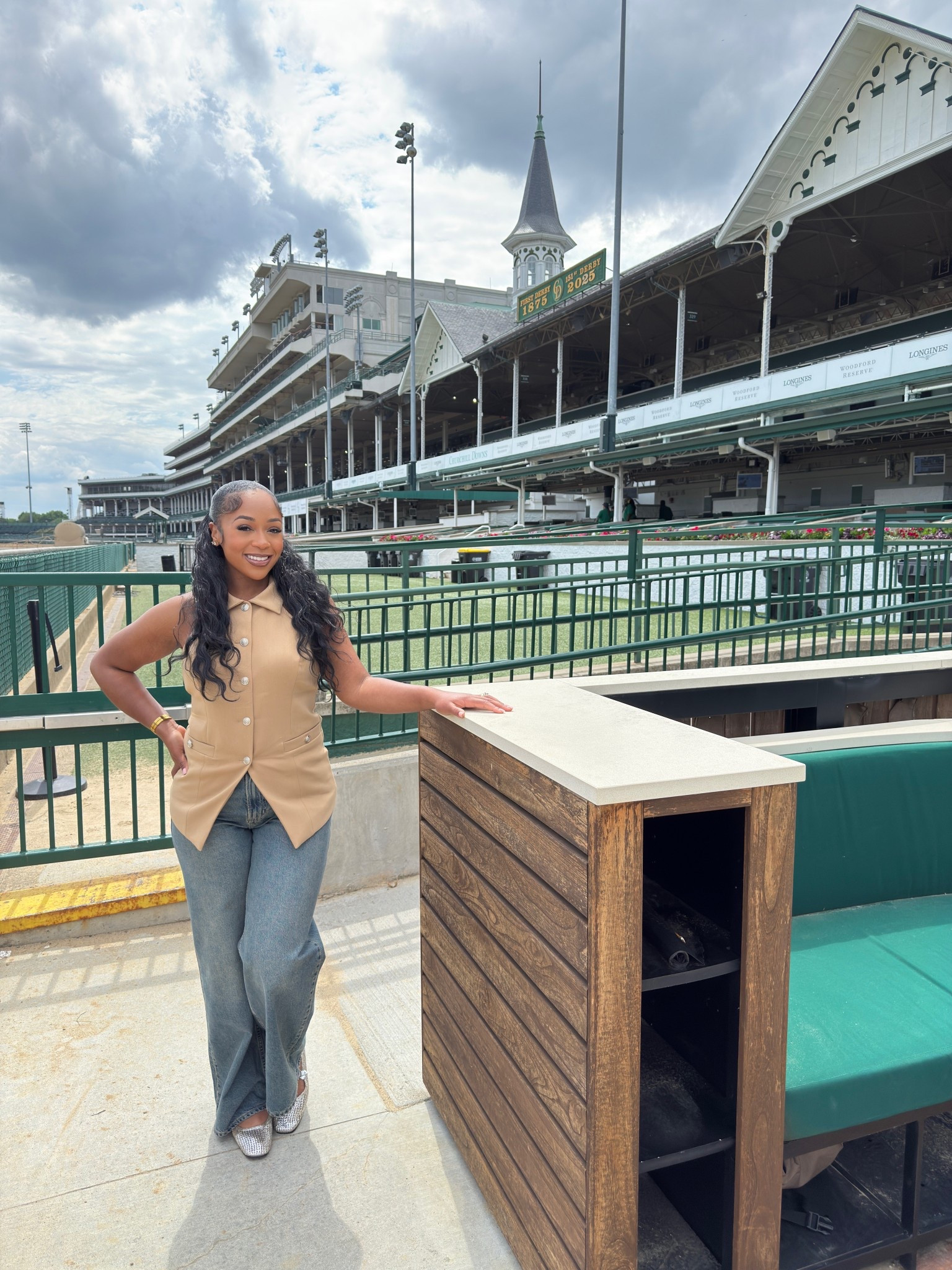 Churchill Downs for a work event! 🤍

#LTKItBag #LTKBeauty #LTKU