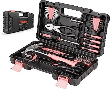 ENGiNDOT Home Tool Kit, 57-Piece Basic Tool kit with Storage Case for Household Repair, Home Impr... | Amazon (US)