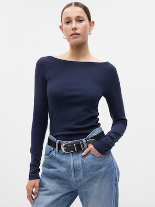 Modern Boatneck T-Shirt | Gap (US)