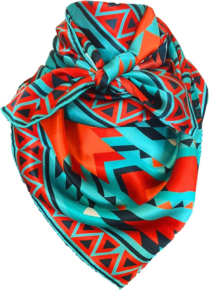 Cowtown Wild Rags Silk Scarf (42 inches) Cowboy Bandana | 100% Silk Scarves for Men and Women | N... | Amazon (US)