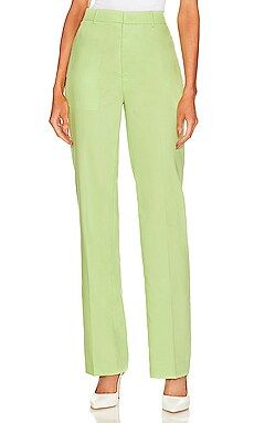 L'Academie Ailill Trouser in Lime Green from Revolve.com | Revolve Clothing (Global)