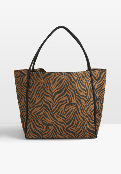 Vero Zebra Print Tote Bag | Hush UK