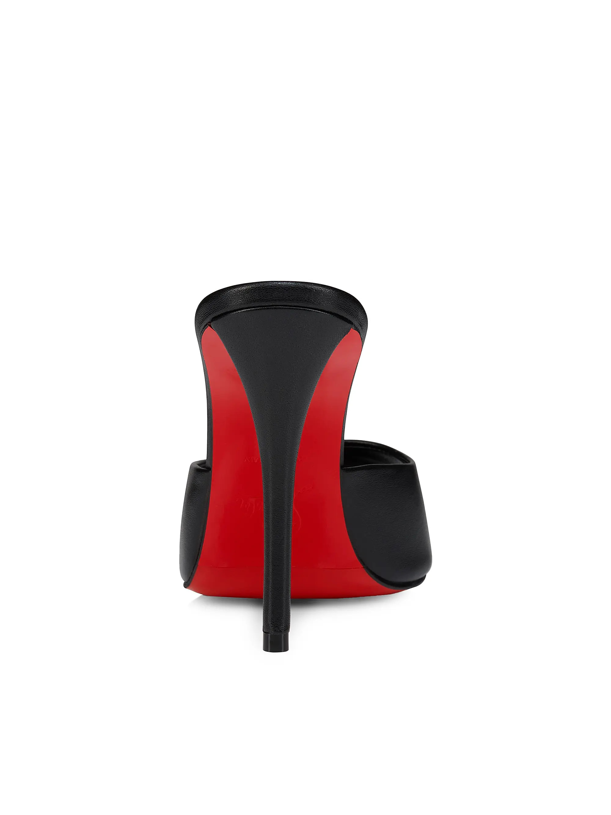 Christian Louboutin Miss Z 100MM Leather Mule Sandals | Saks Fifth Avenue | Saks Fifth Avenue