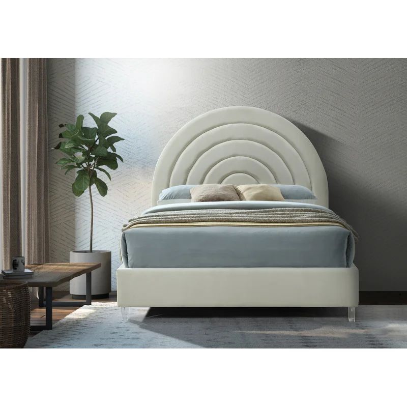 Lucius Tufted Upholstered Low Profile Platform Bed | Wayfair North America