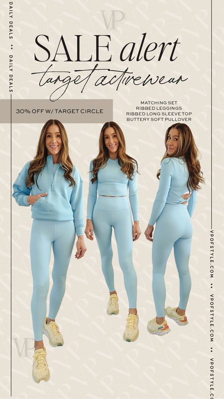 30% off with target circle. These matching ribbed pieces and buttery soft pullover. All pieces come in other color options. Are tts. Wearing size xs in all!  