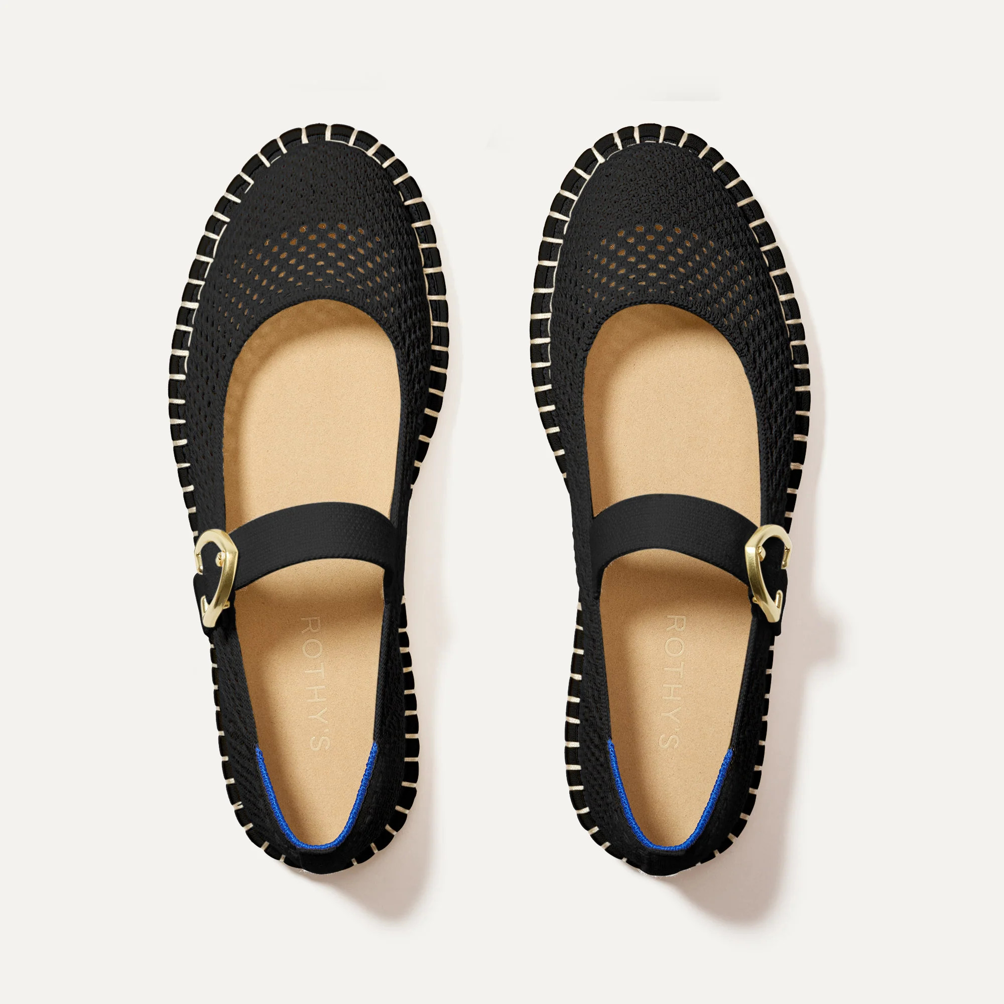 The Espadrille Mary Jane in Black | Rothy's | Rothy's