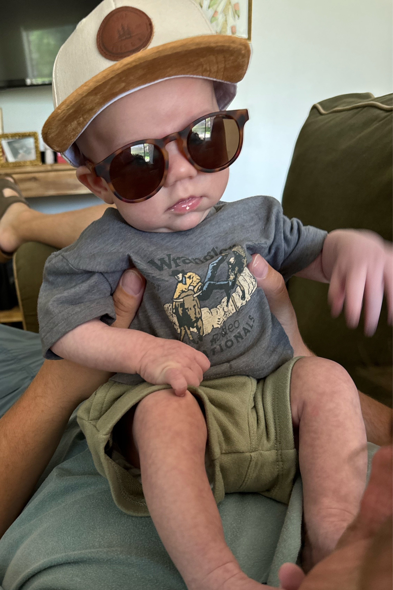 0-3 month boys graphic Wrangler tees paired with Walmarts knit shorts. 



#LTKFamily #LTKKids #LTKBaby