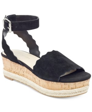Marc Fisher Faitful Flatform Sandals Women's Shoes | Macys (US)