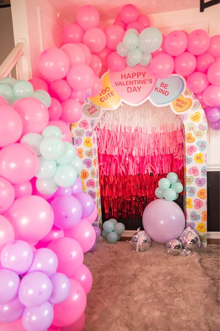 Throw a Valentine’s Day party that WOWS! This setup is super budget friendly for your party and makes for the best Photo Booth. Galentine’s day has never been soo cute! | Valentine’s Day decorations | Galentine’s Day decorations | conversation hearts | balloon arch | party decorations | party inspiration | girl party 

#LTKSeasonal #LTKfindsunder100 #LTKparties