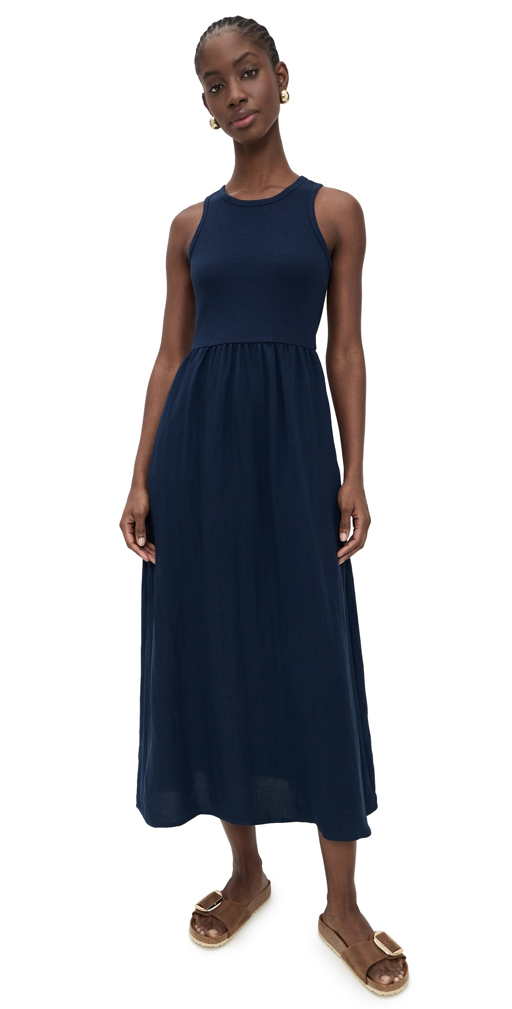 Z Supply Charlotte Midi Dress Eclipse XS | Shopbop