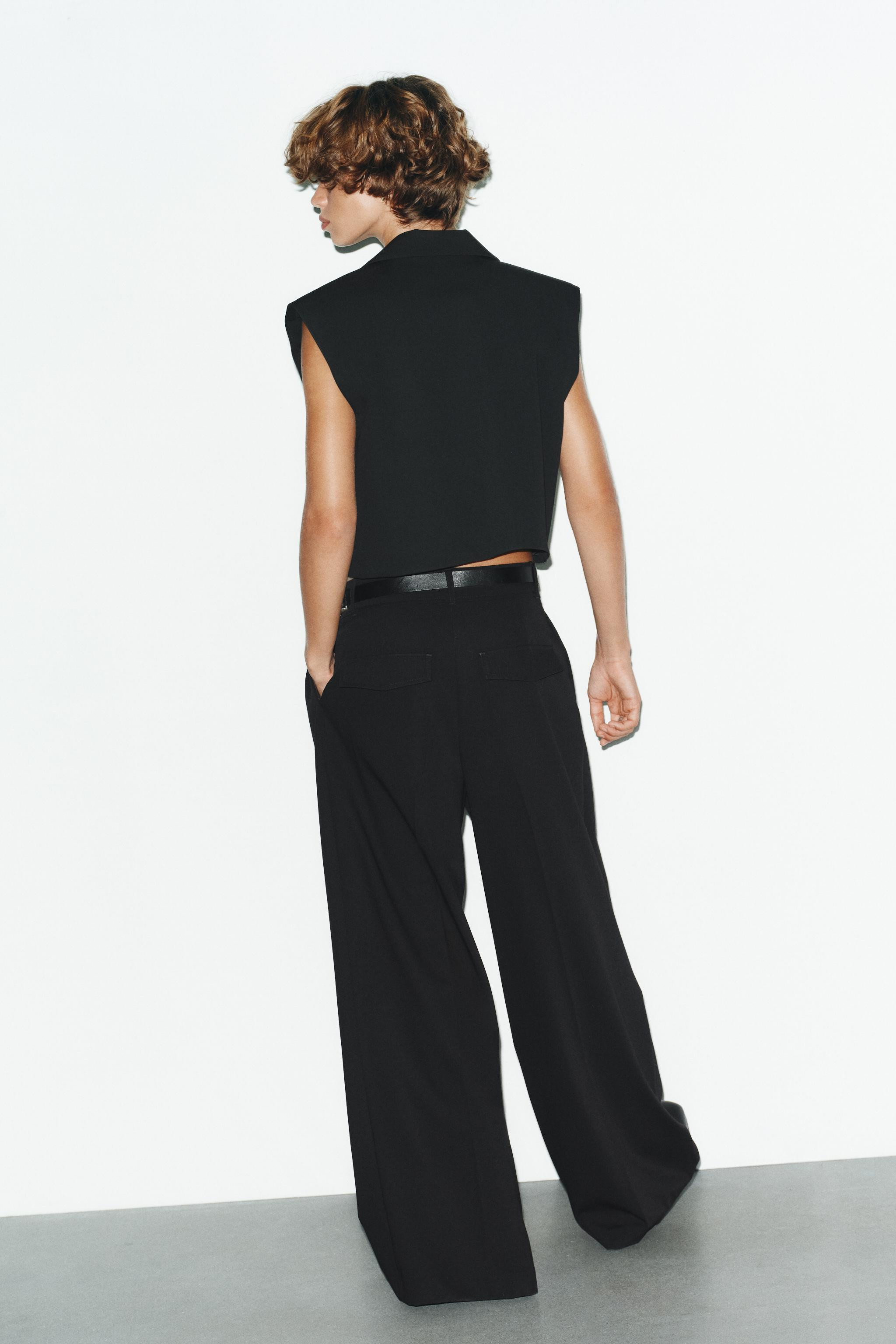 SHORT LAPEL VEST | Zara US