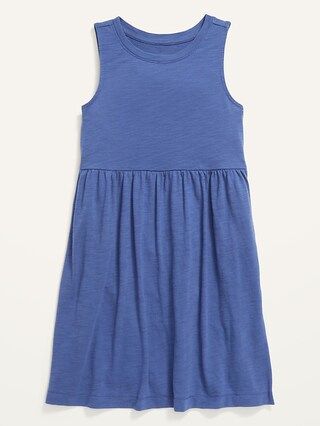 Sleeveless Slub-Knit  Dress for Girls | Old Navy (US)