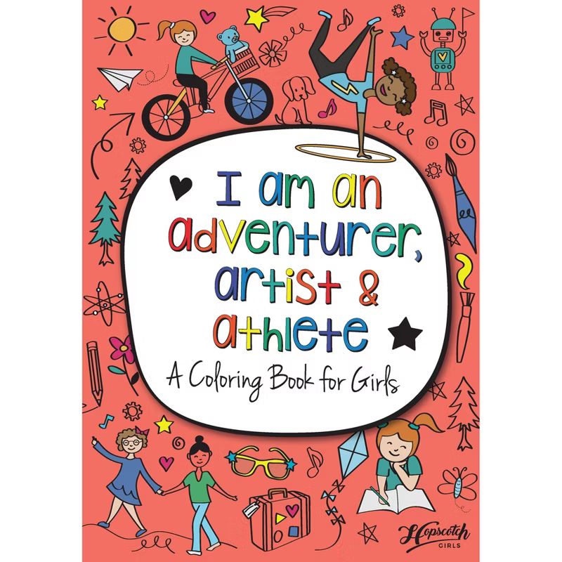 I Am an Adventurer Coloring Book - Hopscotch Girls | Target