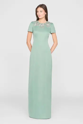 Sorelia Floral Beaded Gown | Nordstrom