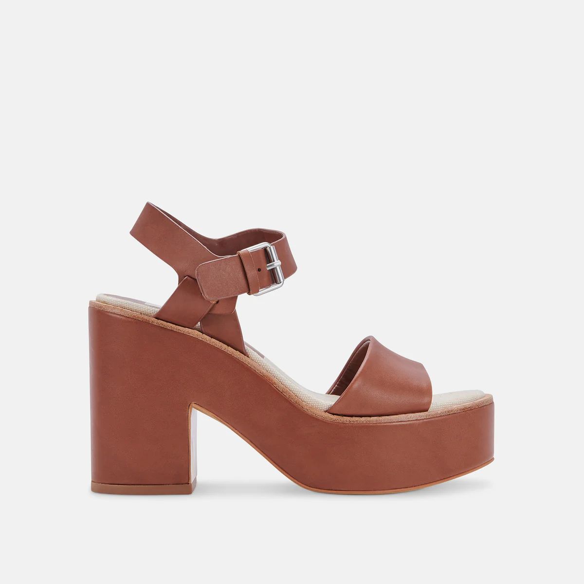 ELLY HEELS DK BROWN LEATHER | DolceVita.com