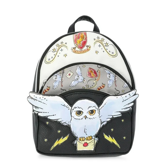 Harry Potter Women's Owl Post 10" Mini Backpack, Black | Walmart (US)