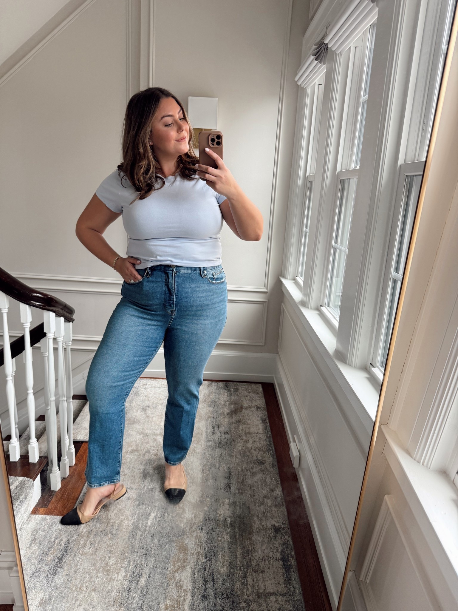 Wearing size 16 in jeans, 3XL in T-shirt. Use CARALYN15 at Good American

#LTKStyleTip #LTKMidsize