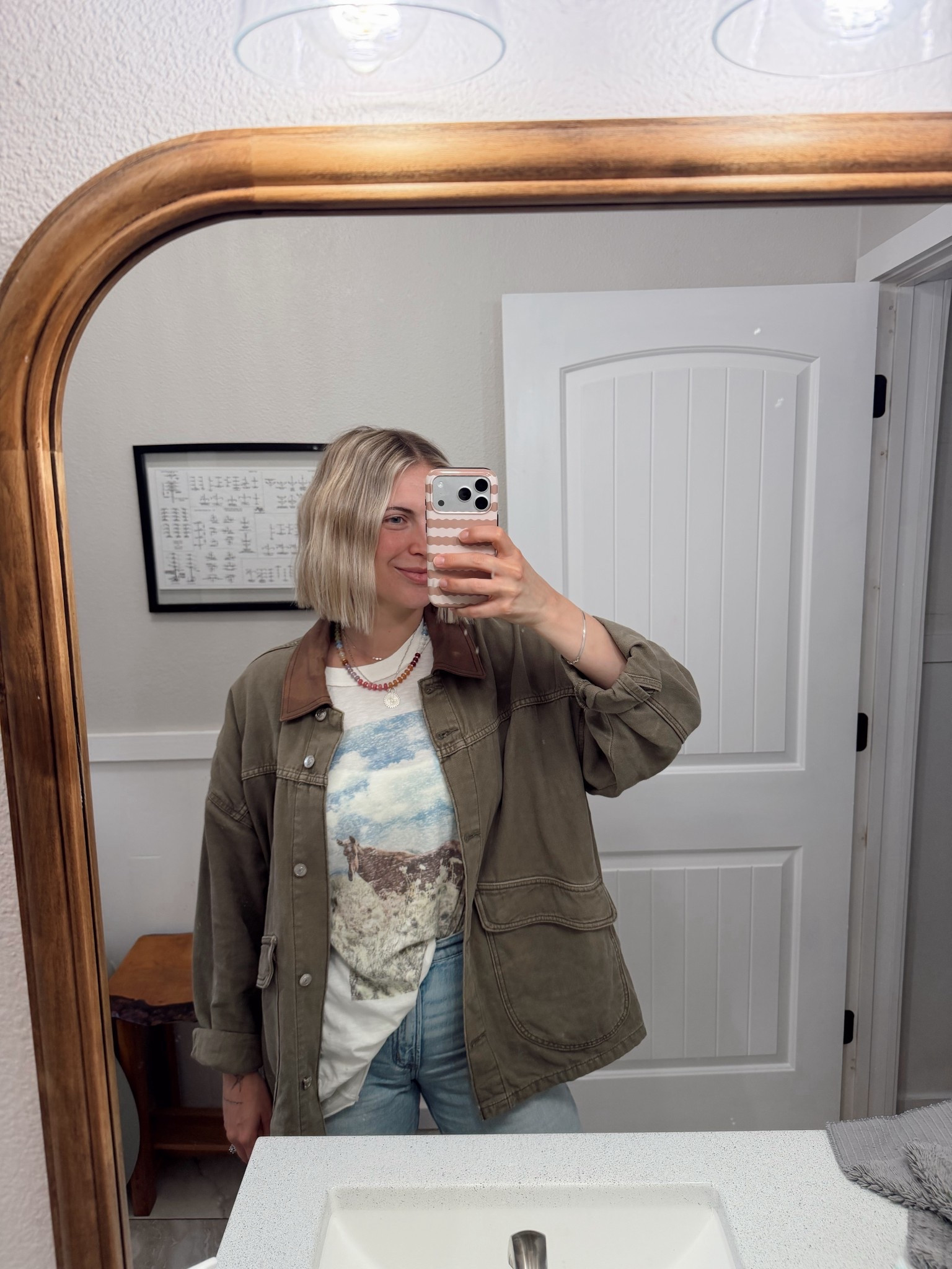 Fresh bob IS the fit 

#springhair #graphictee #western 

#LTKxAerie #LTKootd