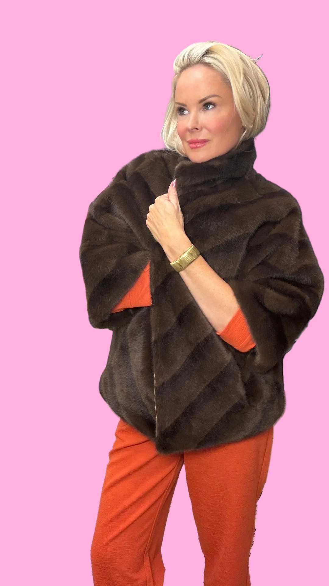 Paige Faux Fur Jacket | Teggy French