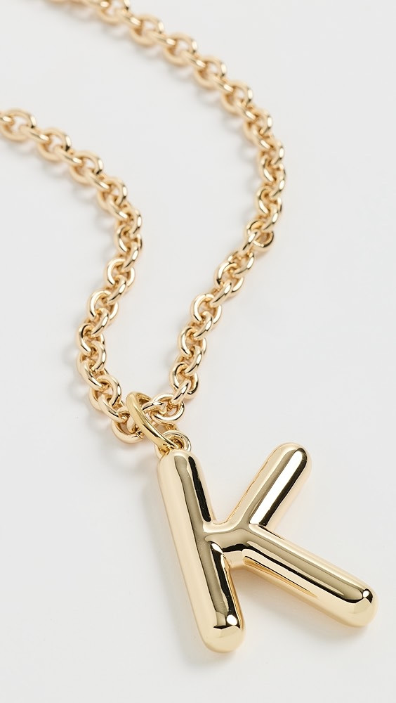 The Big Puffy Initial Necklace | Shopbop