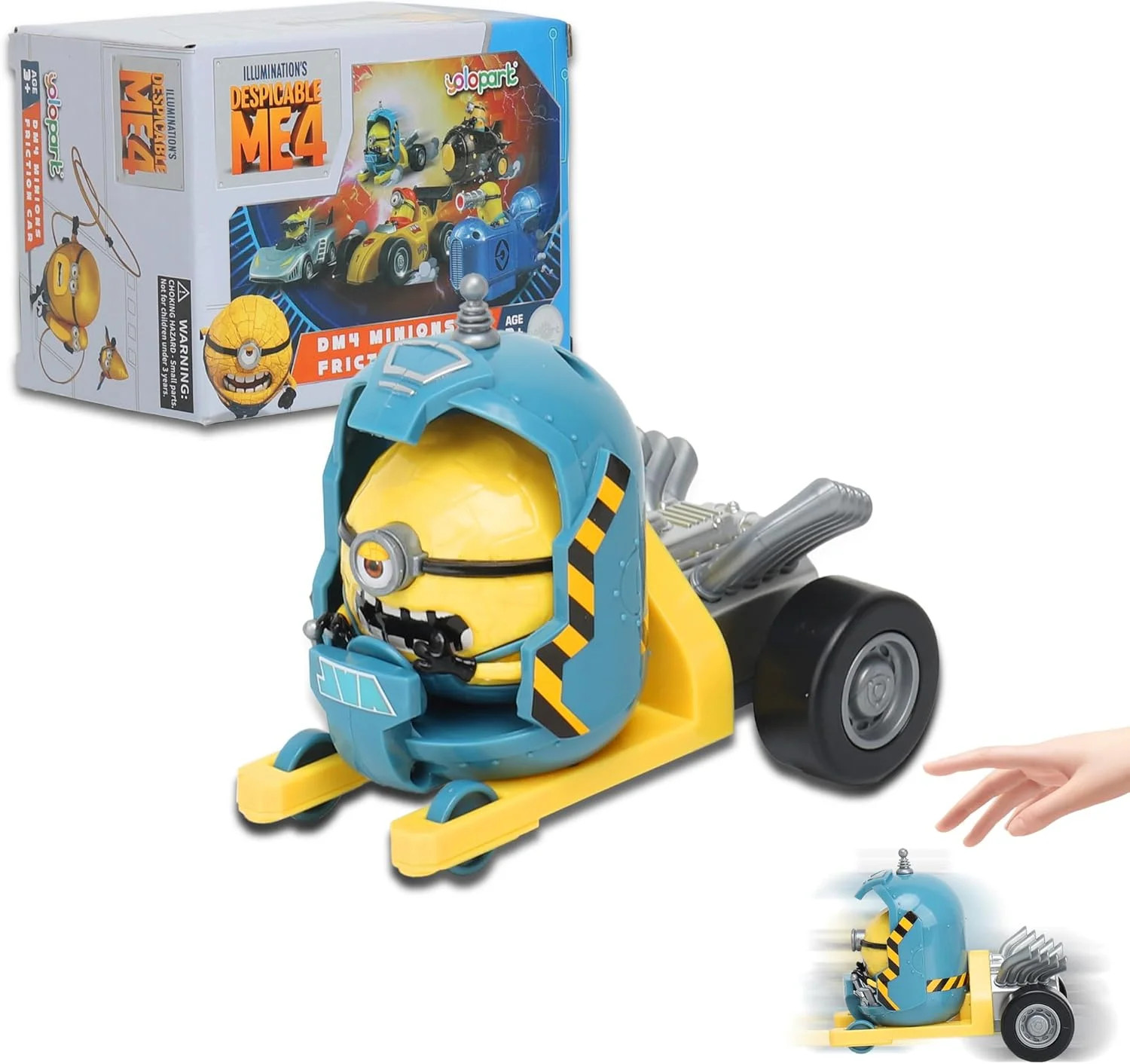YOLOPARK Minions Despicable Me 4 Toys,Minion Toy Cars Gifts for Toddler Boys and Girls Age 3+ | Walmart (US)