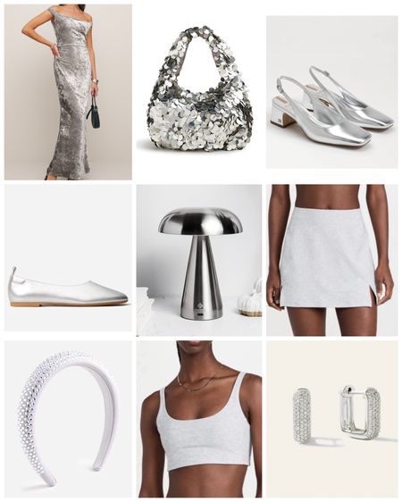 Lucky Zodiac Colors for 2024: Gemini edit 💍 I’ve been loving the touches of silver & chrome this fall & into winter & think they’ll be so pretty come spring & summer, too. These silver flats & heels will work just as well with jeans & a tank as with a dress (layer with a sweater & tights while it’s cold!). Add this silver mushroom rechargeable lamp to any nook in your home that needs brightening! Can you even go wrong with a bit of sparkle?!  

#LTKfindsunder100 #LTKhome #LTKSeasonal