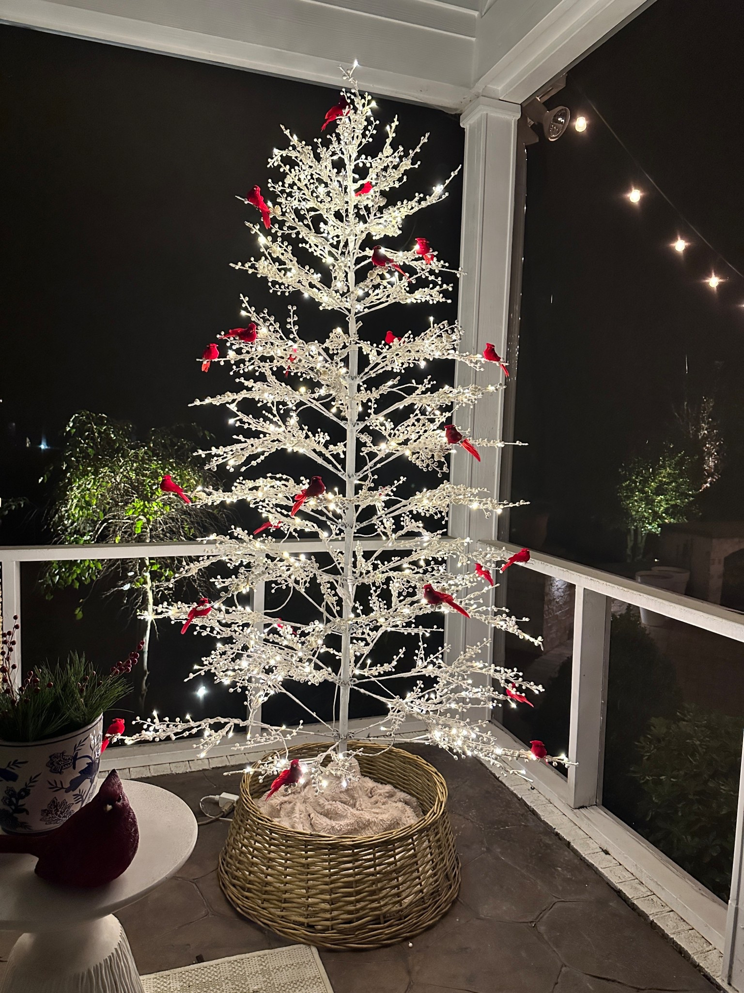 My tree is a few years old but I saw Lowe’s had it again - it’s the same as mine but just a bit shorter at 5ft. I love this tree so much!!