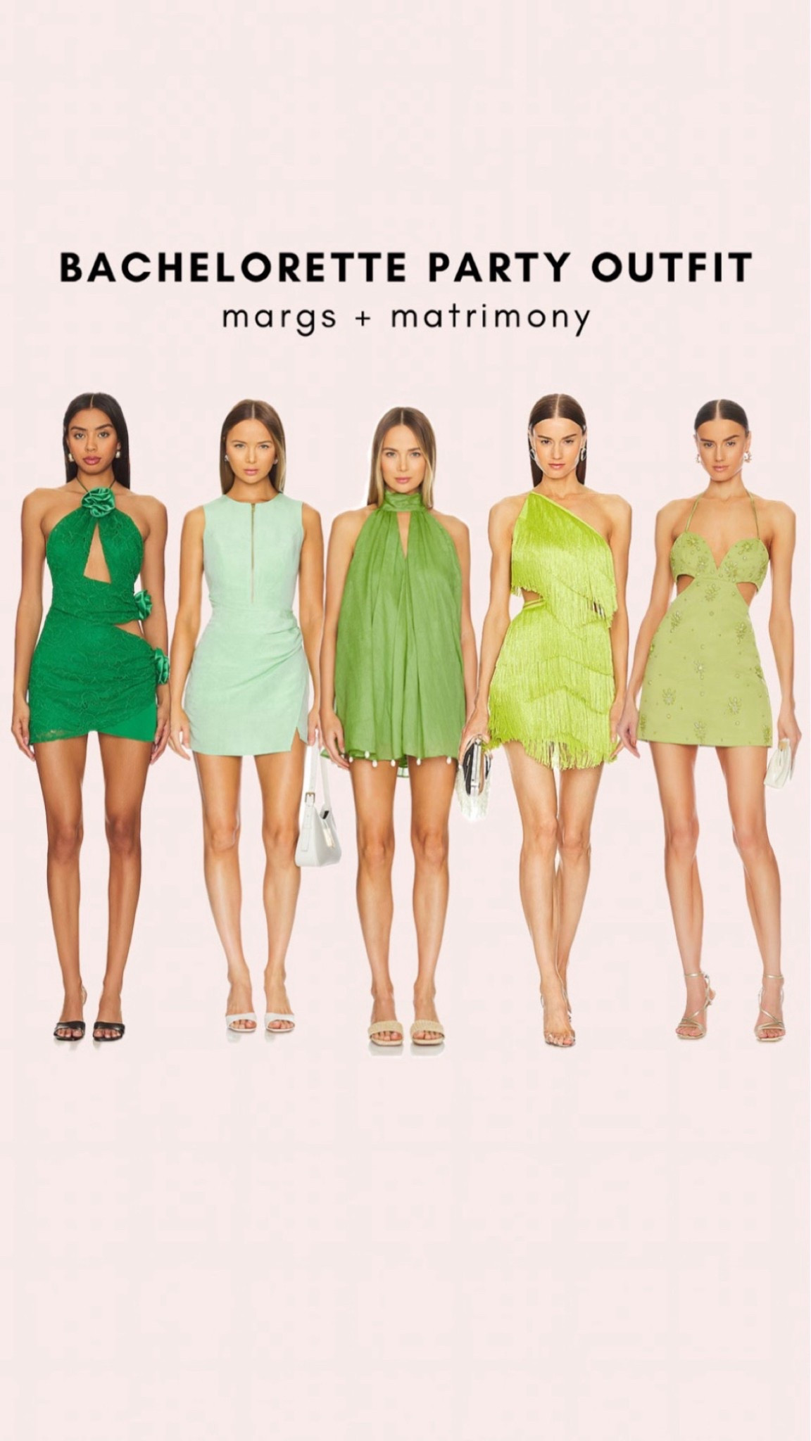 bachelorette party dresses by theme. margs and matrimony themed party. green mini dresses. light green dresses. emerald green dresses  

#LTKFindsUnder100 #LTKSeasonal #LTKStyleTip
