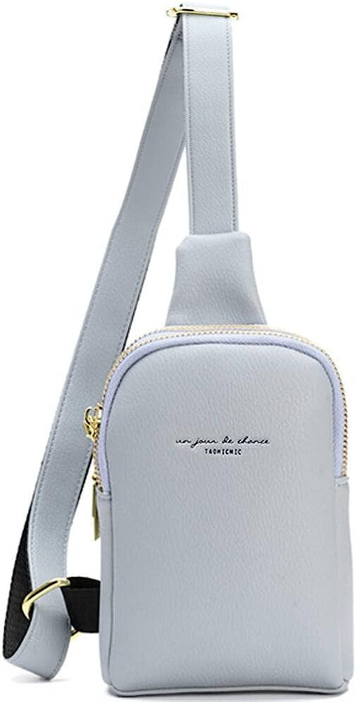 Sling Bag for Women Fanny Pack Crossbody Bags for Women Chest Bags Cross Body Purse PU Shoulder B... | Amazon (US)