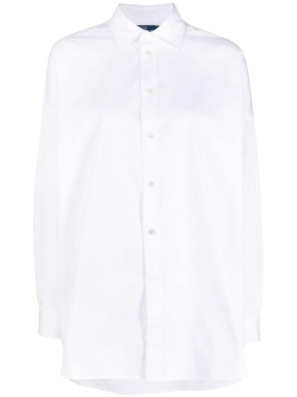 Polo Ralph Lauren button-up long-sleeve shirt - White | Farfetch Global