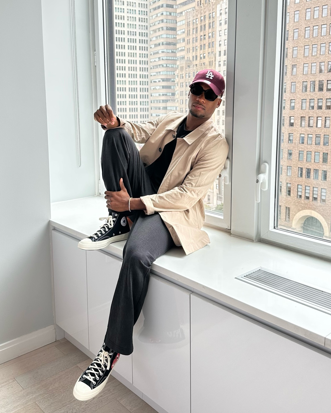 Simple all black look with a light brown coat! #stylewithme #nycstyle 

#LTKHoliday #LTKstyletip #LTKmens