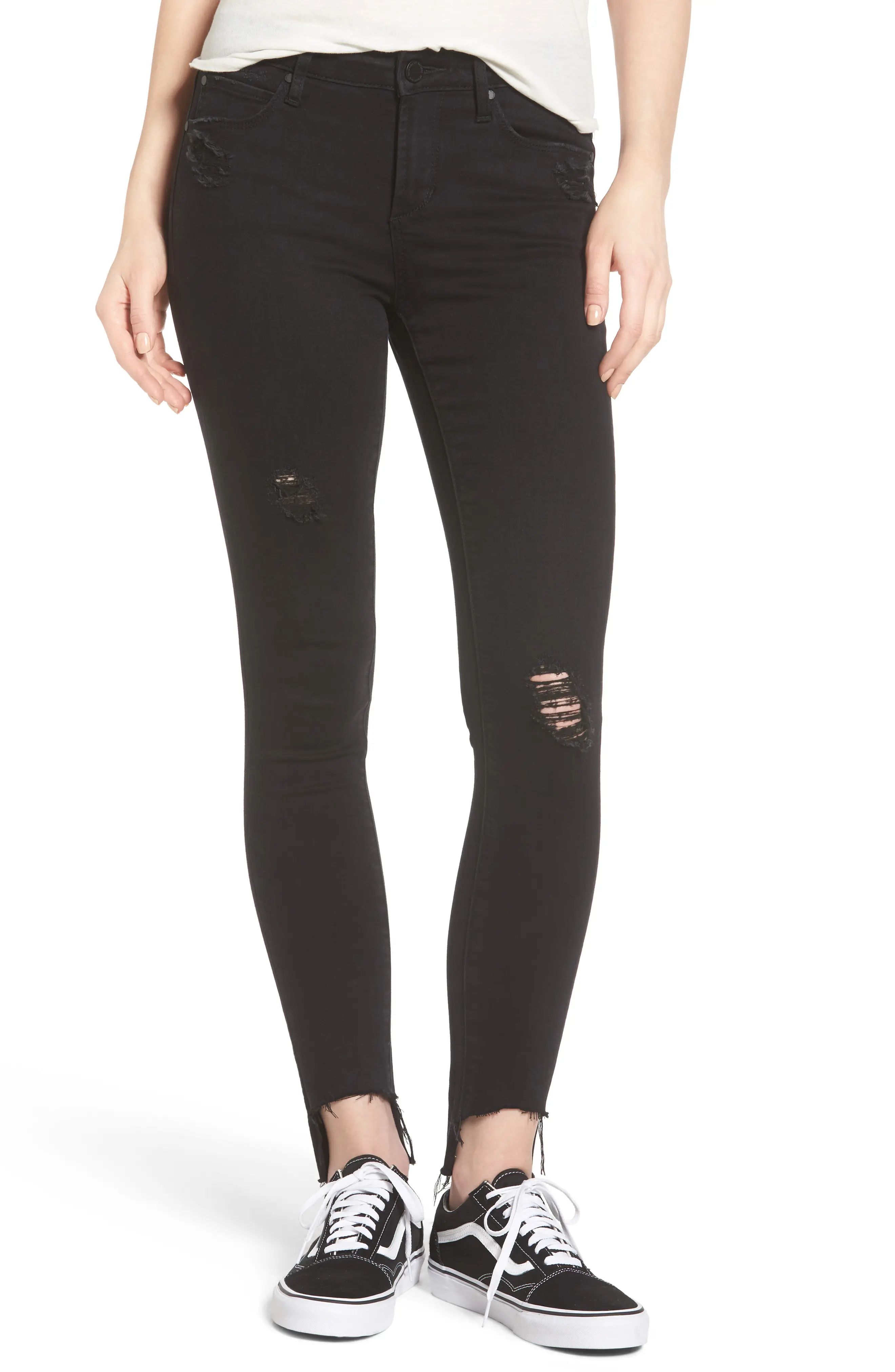 Stephanie Step Hem Skinny Jeans | Nordstrom