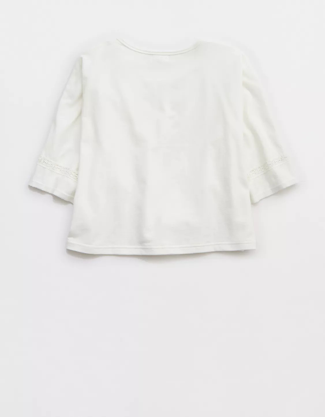 Aerie Short Sleeve Crochet Cardigan | American Eagle Outfitters (US & CA)