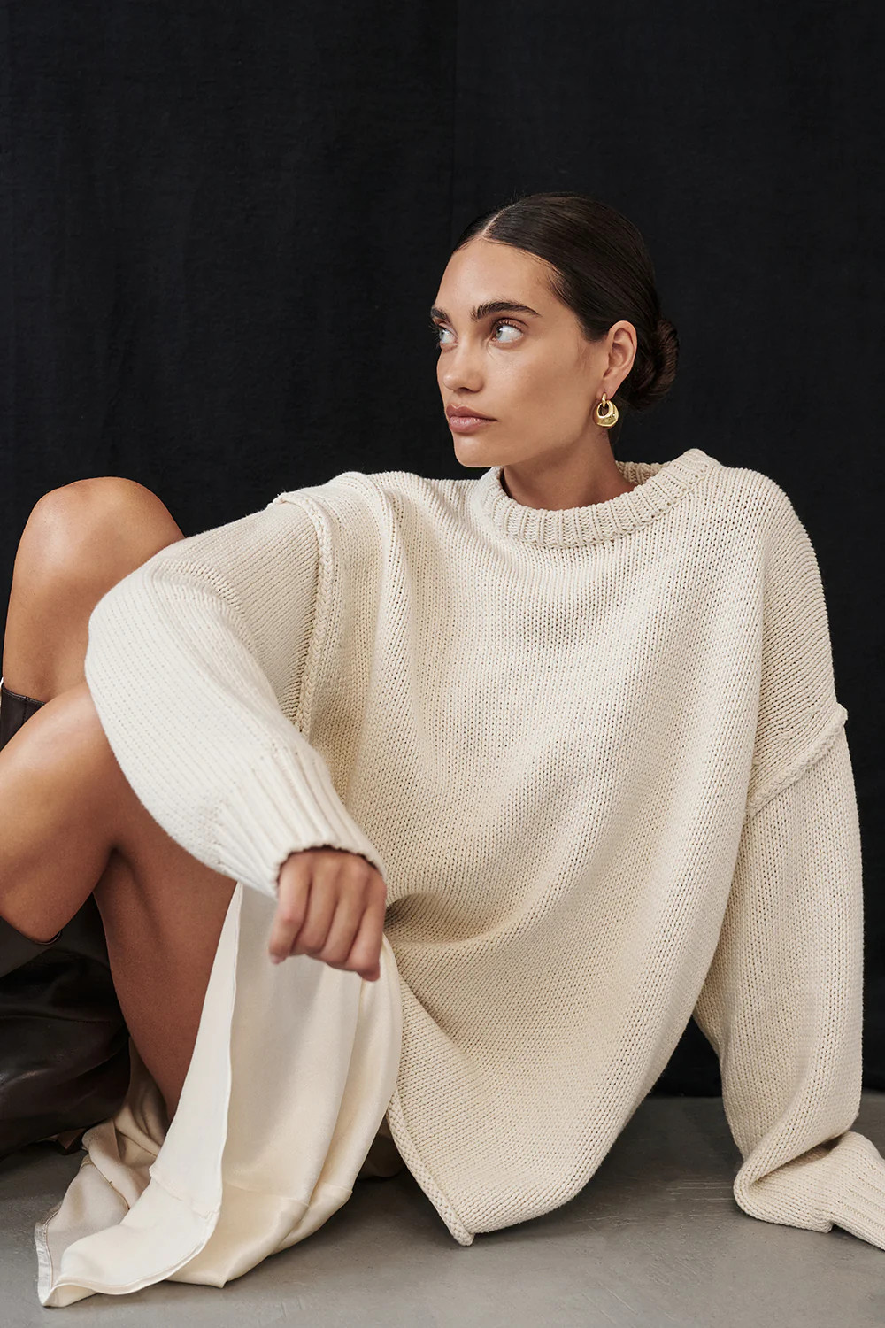 ROY PLASTER LONGLINE KNIT JUMPER | DISSH