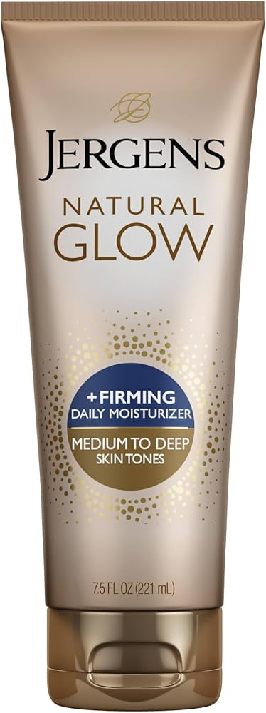 Jergens Natural Glow + Firming Daily Moisturizer Medium to Tan Skin Tones 7.5oz | Amazon (US)