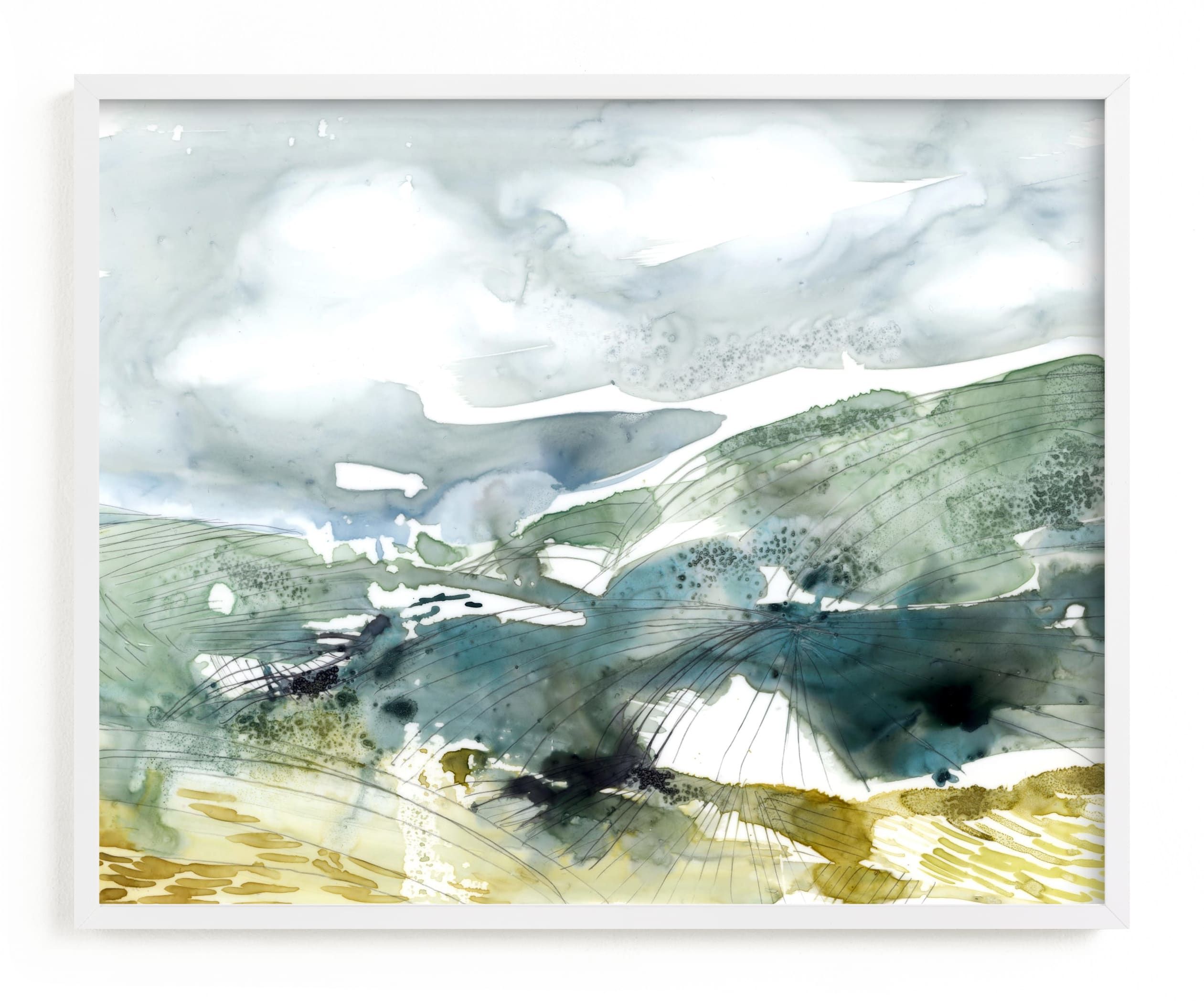 "Valley" - Painting Limited Edition Art Print by Kelly Ventura. | Minted